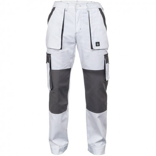 PANTALÓN MAX SUMMER TROUSERS WHITE-GREY