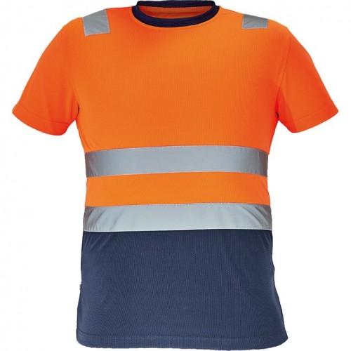 CAMISETA MONZON HV T-SHIRT ORANGE-NAVY