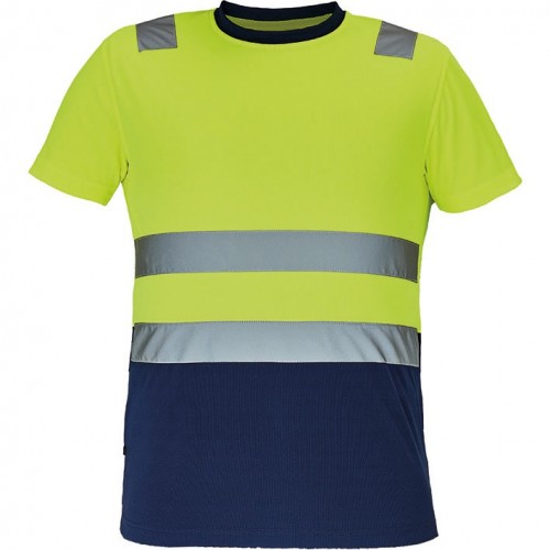 CAMISETA MONZON HV T-SHIRT YELLOW-NAVY