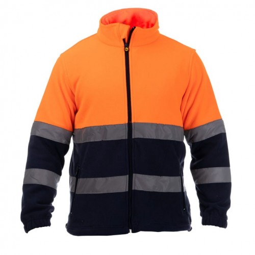 POLAR PLANET HV POLAR FLEECE ORANGE-NAVY