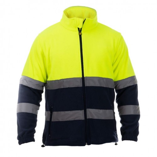 POLAR PLANET HV POLAR FLEECE YELLOW-NAVY