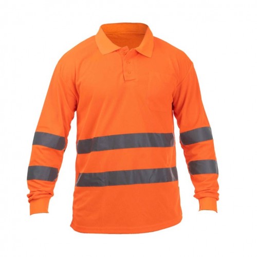 POLO RIVER HV POLO LS ORANGE