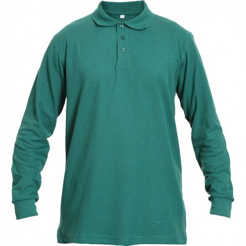 POLO SANGU POLOSHIRT LONG SLEEVE D.GREEN