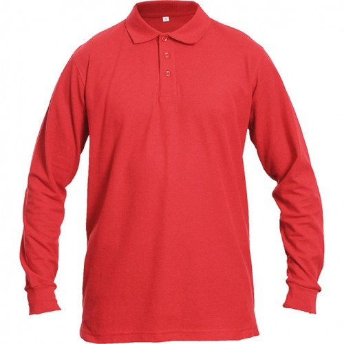 POLO SANGU POLOSHIRT LONG SLEEVE RED