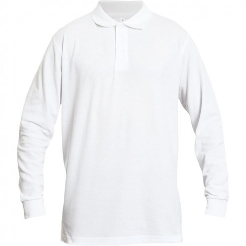 POLO SANGU POLOSHIRT LONG SLEEVE WHITE