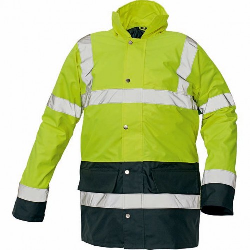 PARKA SEFTON JACKET HV YELLOW-NAVY