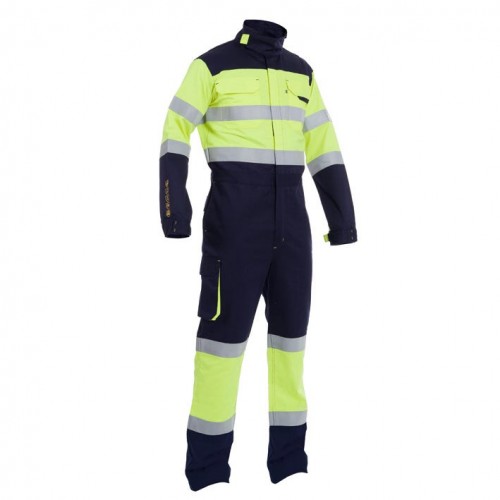 BUZO STROKE FR HV OVERALL YELLOW-NAVY