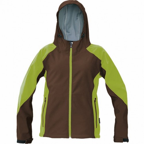 SOFTSHELL YOWIE SOFTSHELL JACKET BROWN/GREEN