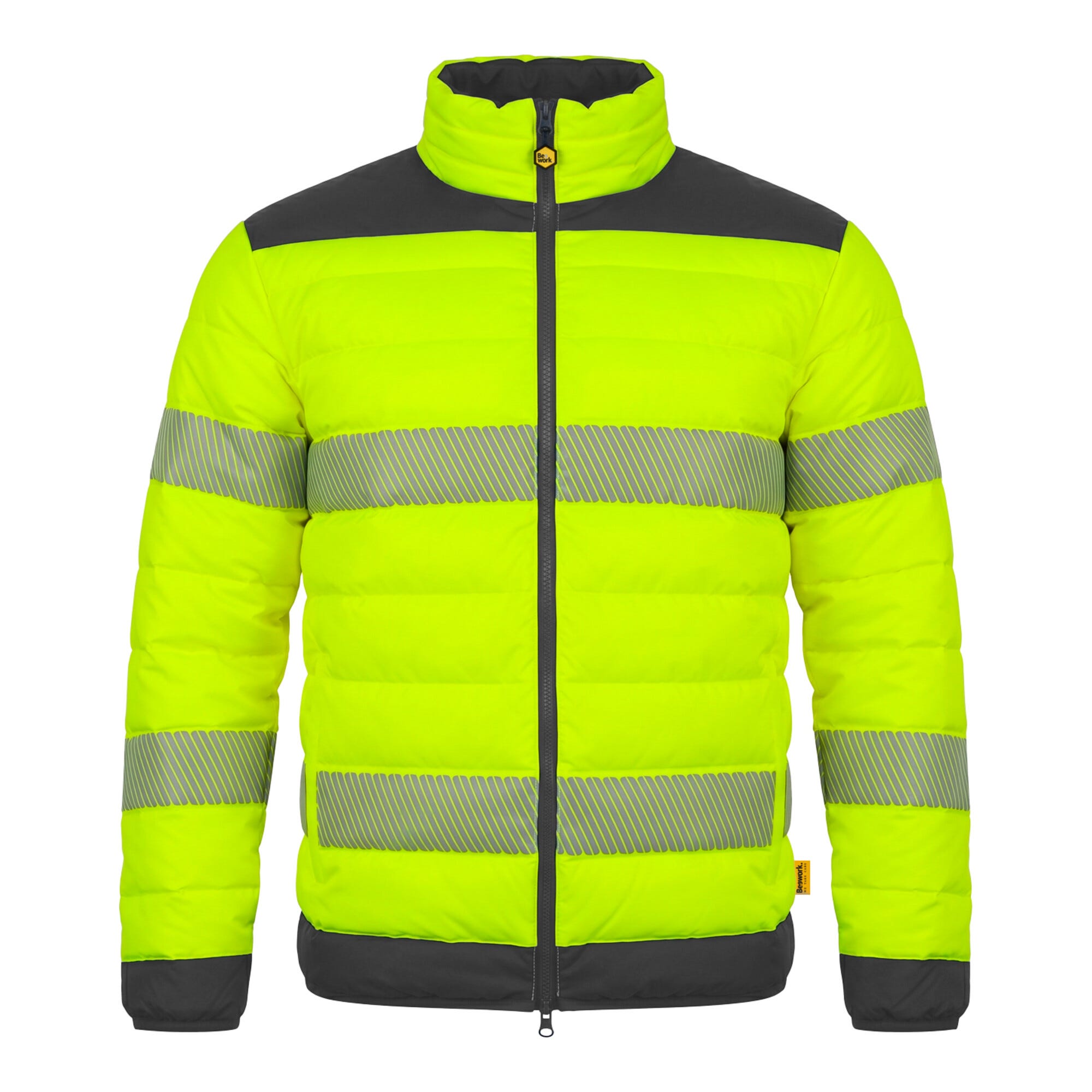 CHAQUETA ARKAN HV YELLOW-DARK GREY