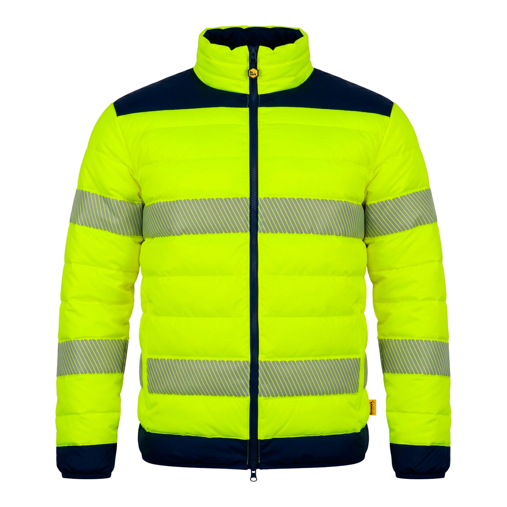CHAQUETA ARKAN HV YELLOW-NAVY