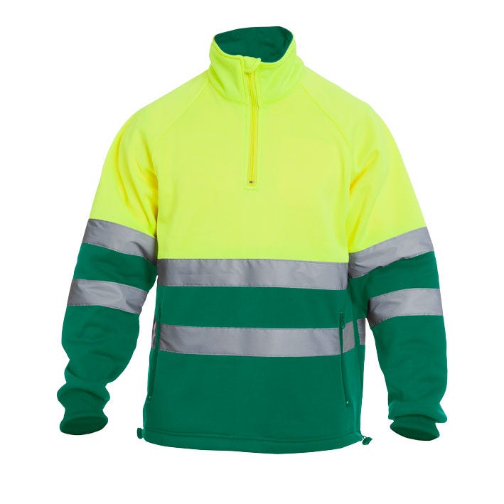 SUDADERA CHILL HV YELLOW-GREEN