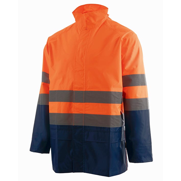 CHAQUETA COUNTRY JACKET HV ORANGE-NAVY