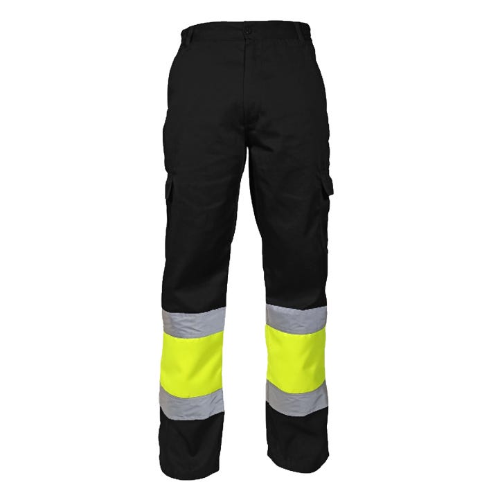 PANTALON DOVER HV TROUSERS YELLOW-BLACK