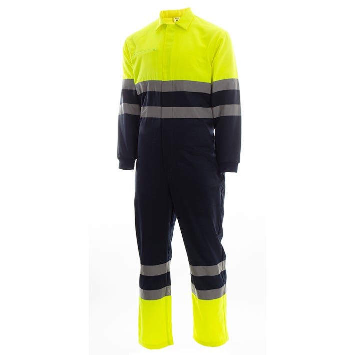 BUZO JUMP HV YELLOW-NAVY