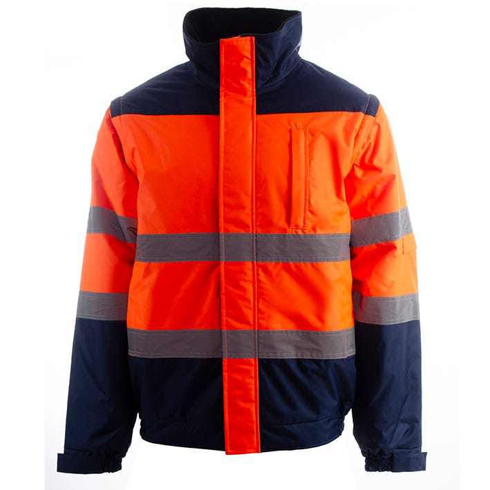 CAZADORA JUNGLE HV ORANGE-NAVY