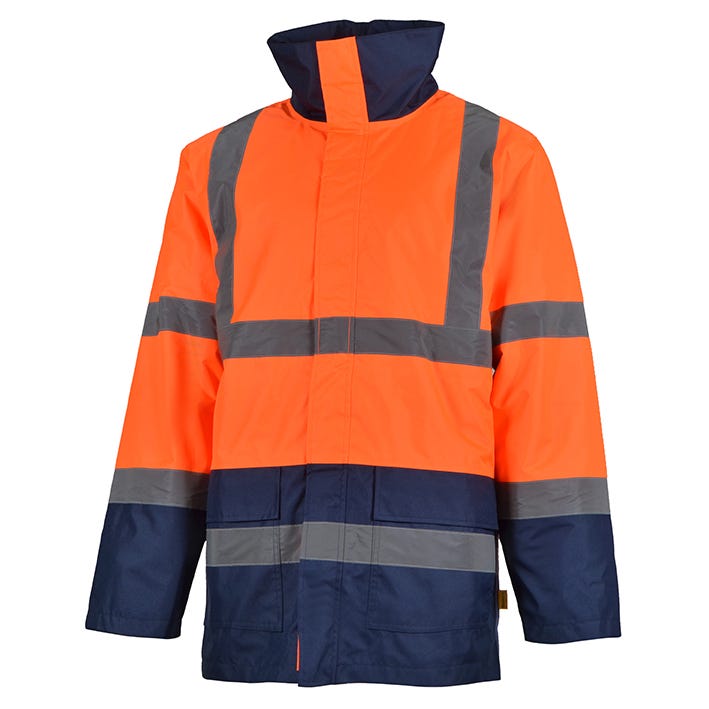 PARKA MERCURY HV ORANGE-NAVY