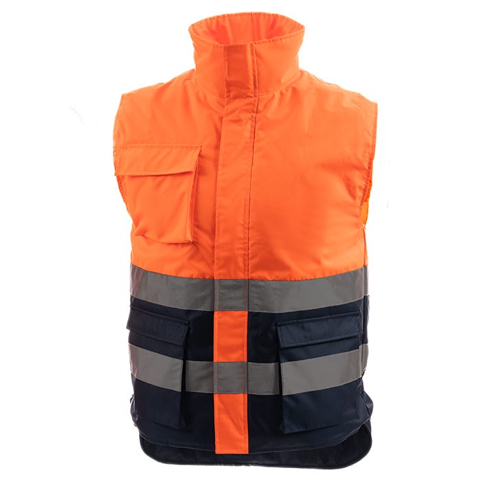 CHALECO ORION HV ORANGE/NAVY