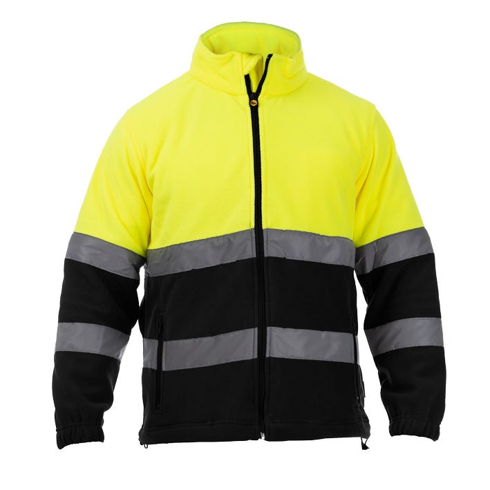POLAR PLANET HV POLAR FLEECE YELLOW-BLACK