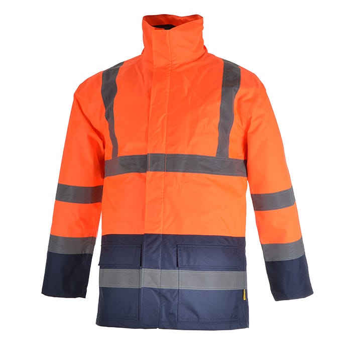 PARKA SONG HV ORANGE-NAVY