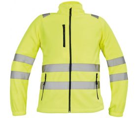 POLAR ALMERIA HV FLEECE JACKET YELLOW