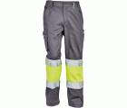 PANTALÓN BILBAO HV TROUSERS GREY-YELLOW