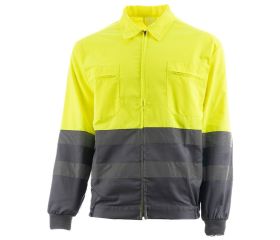 CAZADORA BILLIE HV YELLOW/GREY