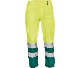 PANTALÓN BURGOS HV TROUSERS YELLOW-GREEN