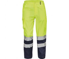 PANTALÓN BURGOS HV TROUSERS YELLOW-NAVY
