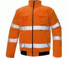 CHAQUETA CLOVELLY PILOT JACKET HV ORANGE
