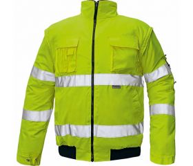 CHAQUETA CLOVELLY PILOT JACKET HV YELLOW