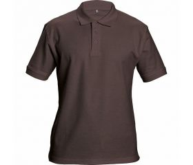 POLO DHANU POLO-SHIRT DARK BROWN