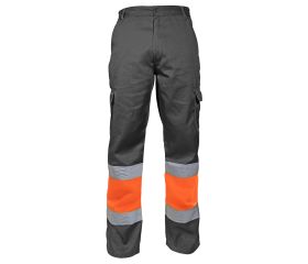 PANTALON DOVER HV TROUSERS ORANGE-GREY