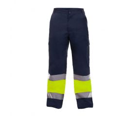 PANTALON DOVER HV TROUSERS YELLOW-NAVY