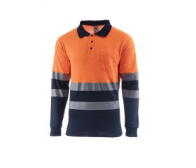 POLO GALAXY HV ORANGE-NAVY