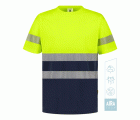 CAMISETA GLAM HV YELLOW-NAVY
