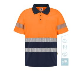 POLO GOSPEL HV ORANGE-NAVY