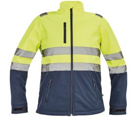 SOFTSHELL GRANADA HV SOFTSH.JACKET YELLOW-NAVY