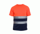 CAMISETA HILL HV ORANGE-NAVY