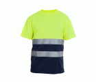 CAMISETA HILL HV YELLOW-NAVY