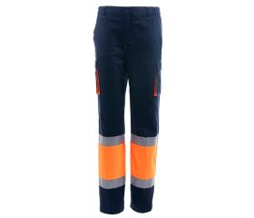 PANTALON HOME HV ORANGE-NAVY