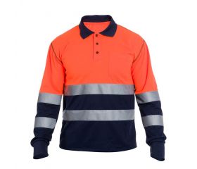 POLO JUDE HV ORANGE-NAVY