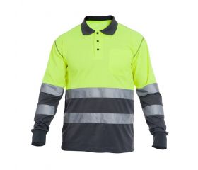 POLO JUDE HV YELLOW-GREY