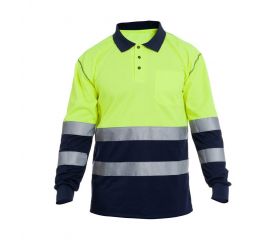 POLO JUDE HV YELLOW-NAVY
