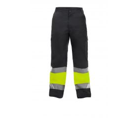 PANTALON KIRK HV WINTER TROUSERS YELLOW-GREY