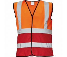 CHALECO LYNX DUO VEST ORANGE-RED