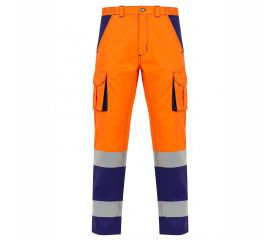 PANTALON MAGIC HV ORANGE-NAVY