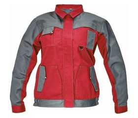 CHAQUETA MAX EVO LADY JACKET RED-GREY