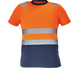 CAMISETA MONZON HV T-SHIRT ORANGE-NAVY