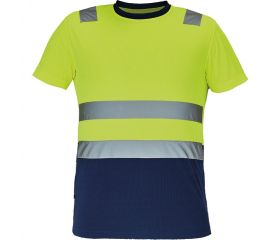 CAMISETA MONZON HV T-SHIRT YELLOW-NAVY