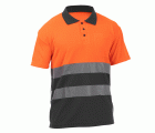 POLO ROCK HV POLO SS ORANGE-GREY